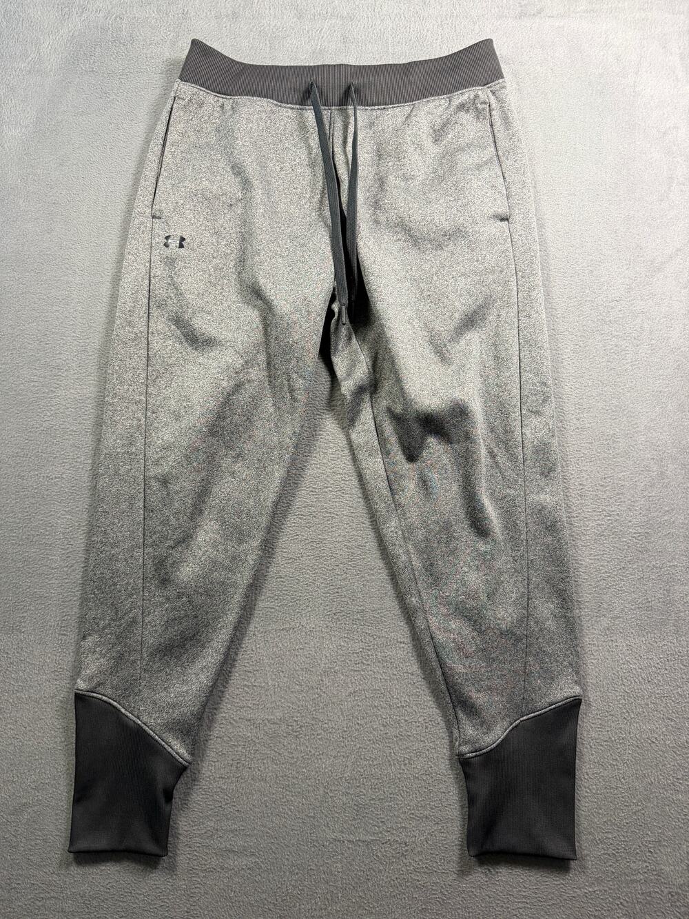 Under Armour Men's Medium Gray Heather Storm Fleece Jogger Sweatpants Track Pant